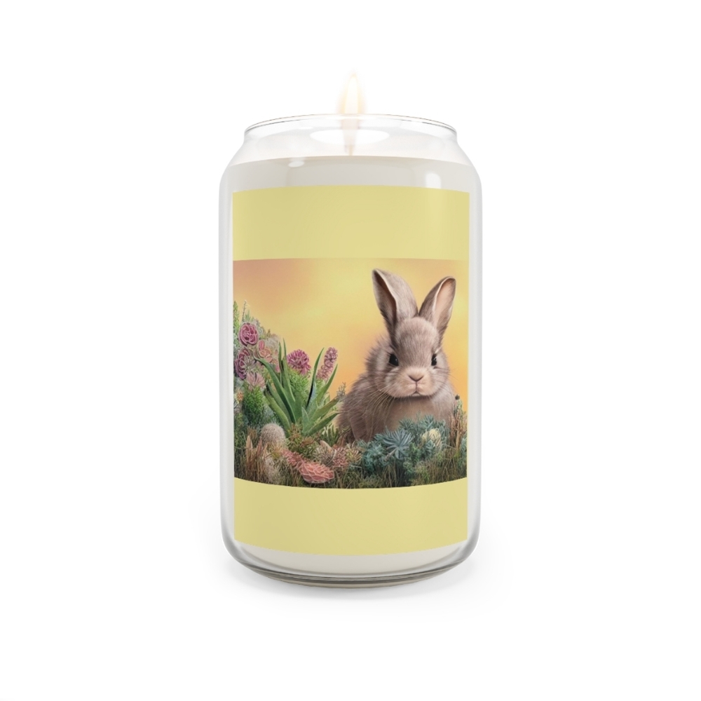 Wildlife & Whimsy Bunny Series - Baggins - Scented Candle, 13.75oz